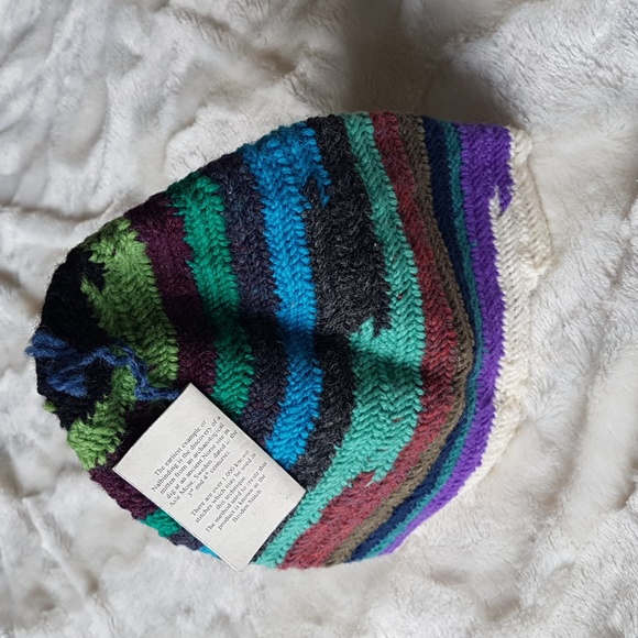 Nalbinding multi-coloured hat / toque | Viking Style | NWT - Picture 3 of 17